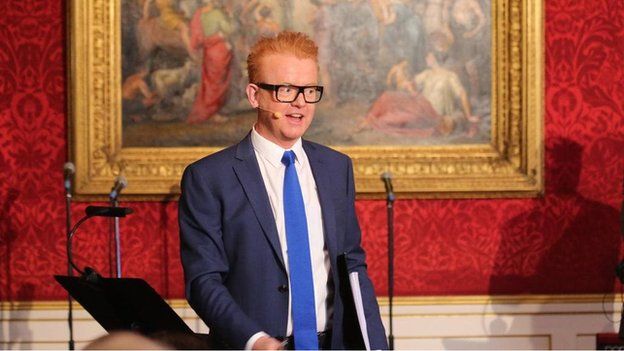 Chris Evans unveils the results live from St James's Palace