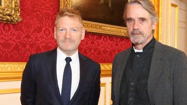 Sir Kenneth Branagh and Jeremy Irons