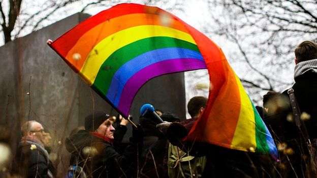 Gay rally in Berlin - file pic