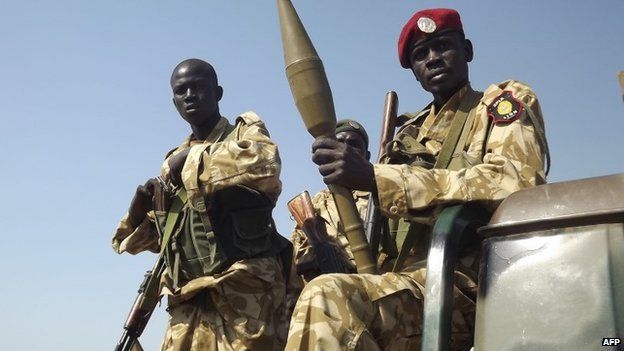 South Sudanese troops