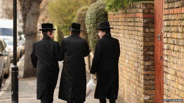 Stamford Hill in north London is home to a community of Hasidic Jews, including members of the Belz sect