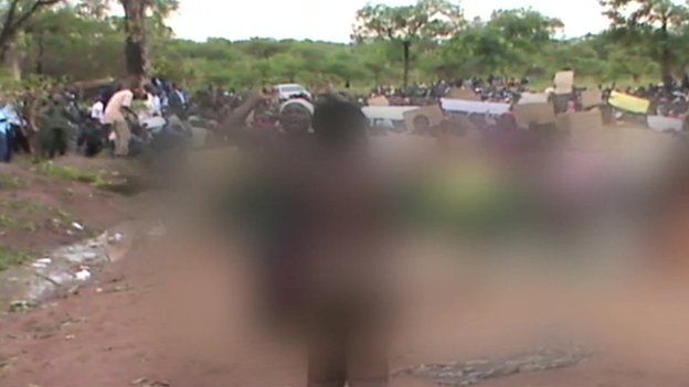 Naked women in Apaa northern Uganda