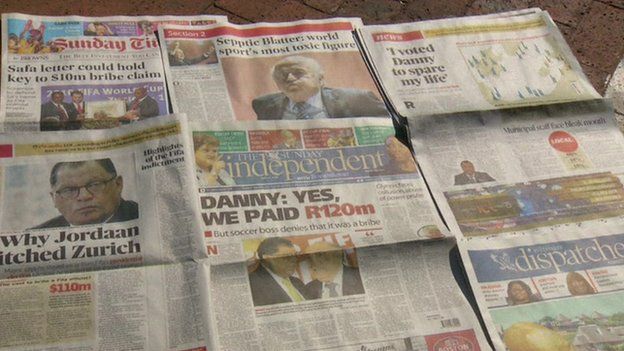 South African papers