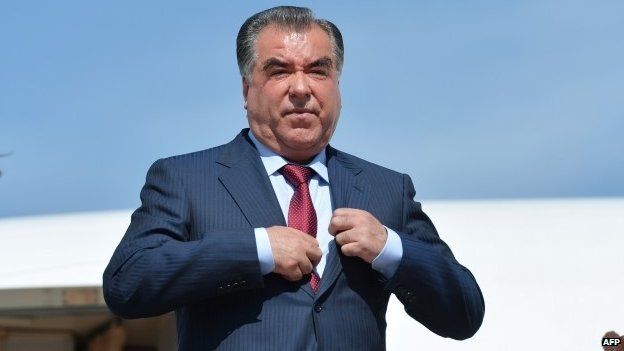 Tajikistan's President Emomali Rakhmon (May 2015)