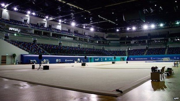 The Gymnastics Centre in the Azeri capital Baku