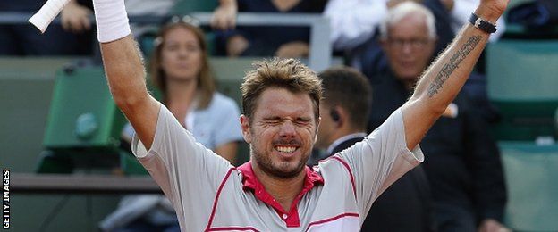 Stan Wawrinka finally got the better of Roger Federer at a major on his fifth attempt