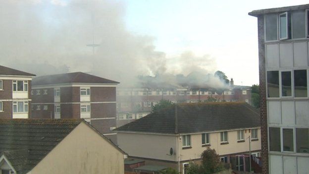 Plymouth flats fire: Boy charged with arson - BBC News