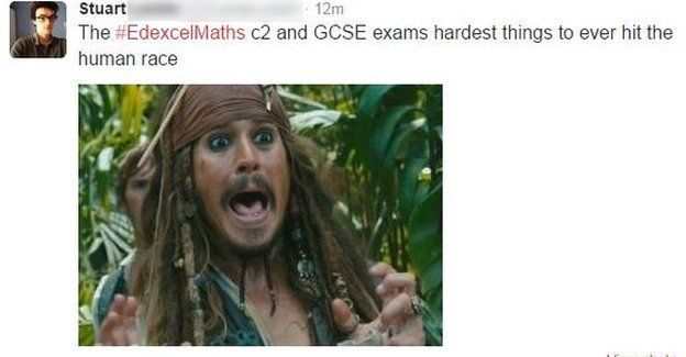 Tricky Gcse Maths Exam Sees Pupils Take To Twitter c News