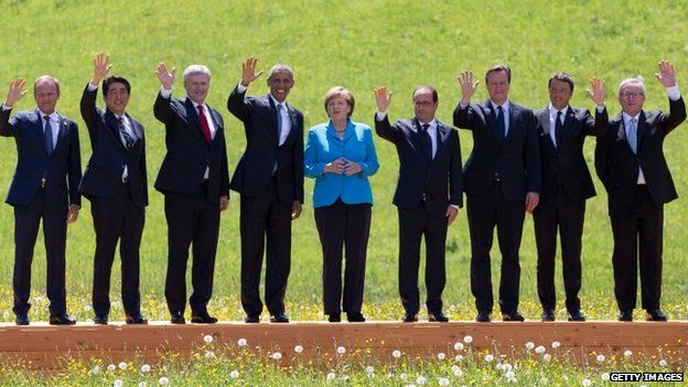 G7 Leaders meet for summit at Schloss Elmau in Germany