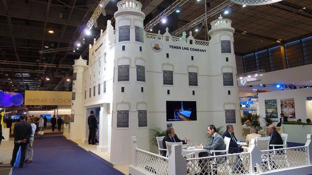 Yemen LNG stand at the World Gas Conference