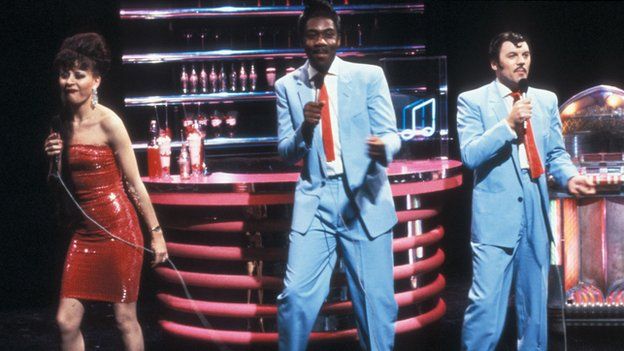 Tracey Ullman, Lenny Henry and David Copperfield