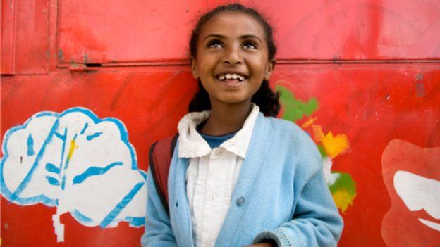 Ethiopian school girl