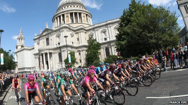 The Tour de France visited London in 2007