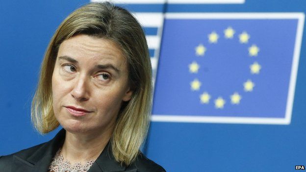 EU's foreign policy chief, Federica Mogherini
