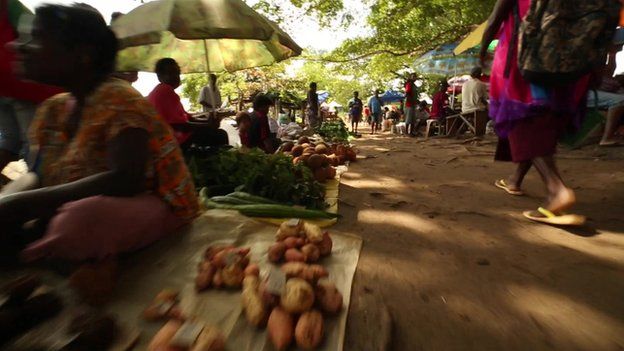 Market in Papua New Guinea
