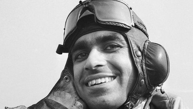 1941: An Indian Air Force pilot from Punjab in England.