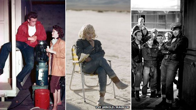 Джеймс Дин, Мэрилин Монро и Марлон Брандо (изображения из Rex Features и Magnum Photos)