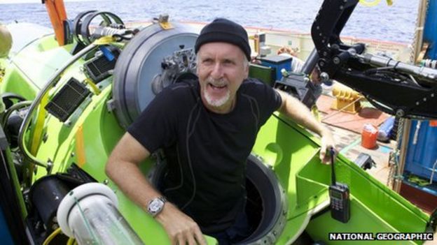 James Cameron Back On Surface After Deepest Ocean Dive Bbc