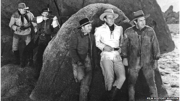 Movie still from The Oregon Trail