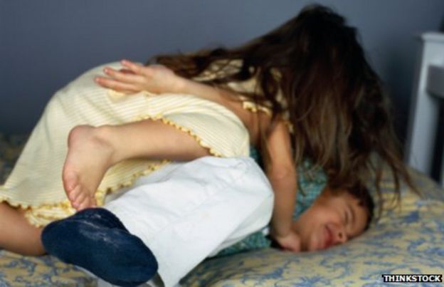 A Girl And Boy Playing A Girl And Boy Playing