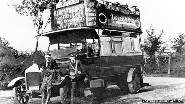 An Early West Bridgford Motorbus From 1914 An Early West Bridgford Motorbus From 1914
