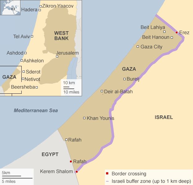 Israel Accepts Egypt Proposal To End Gaza Conflict Bbc News