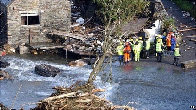 Boscastle flood case study image