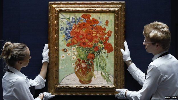 Van Gogh Floral Still Life Sold For 61 8m 38 7m Bbc News