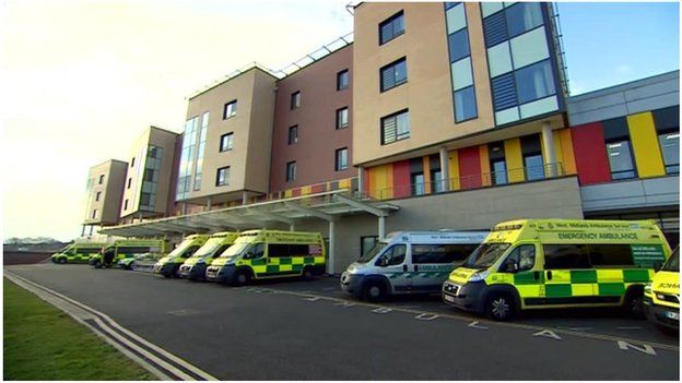 Royal Stoke Aande Patients Face Trolley Wait Bbc News