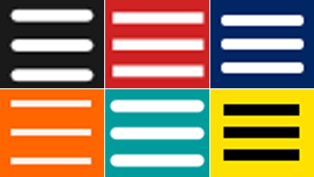 Hamburger Icons Clockwise From Top Left Spotify Bbc News Amex Hamburger Icons Clockwise From Top Left Spotify Bbc News Amex