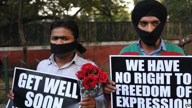 Протест против интернет-цензуры в Индии