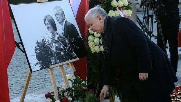 Crash anniversary ceremony, Warsaw, 10 Apr 15