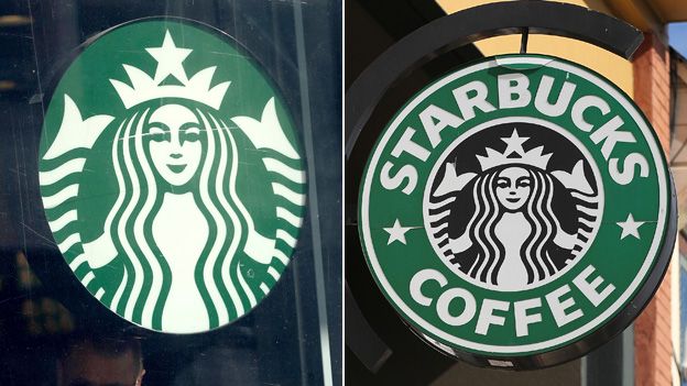 The Latest Starbucks Logo Left And Old One The Latest Starbucks Logo Left And Old One