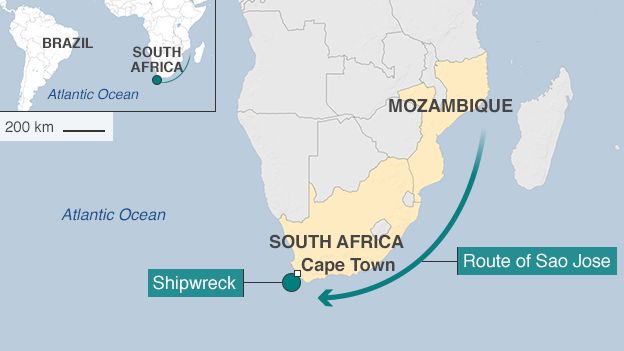 South Africa discovery reveals slave ship artefacts - BBC News