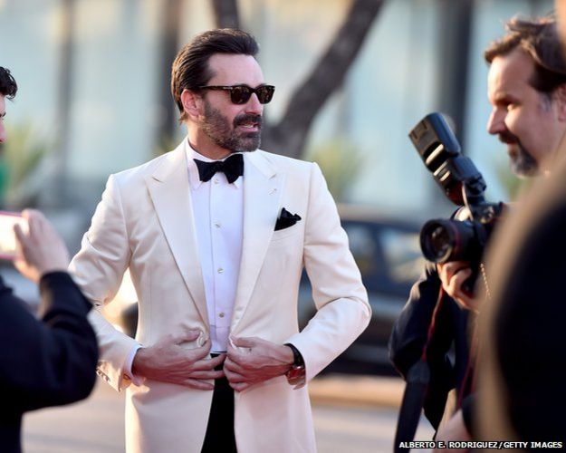 actor jon hamm at the dorothy chandler pavilion in los angeles