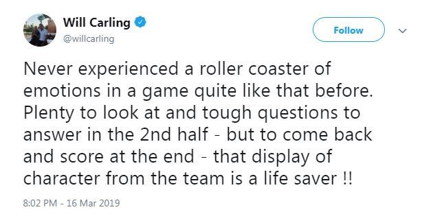 Will Carling Tweets