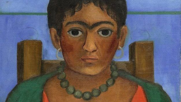 Nina con collar by Frida Kahlo