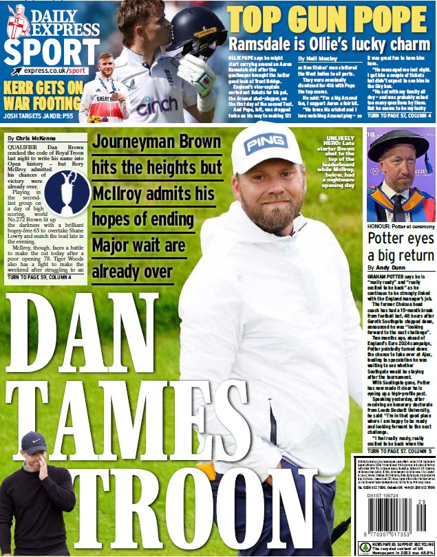 Express back page