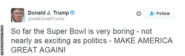 Donald Trump tweet snip
