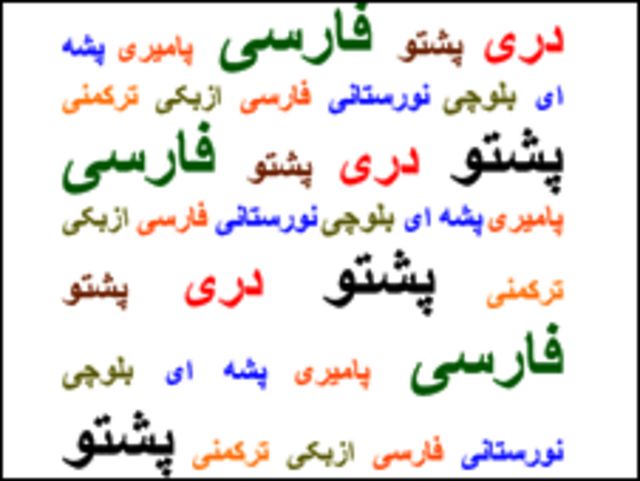 در حال حاضر مردم افغانستان به بیش از ۳۰ زبان بومی سخن می گویند