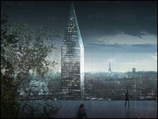 Balcón diseñado por Jean Nouvel