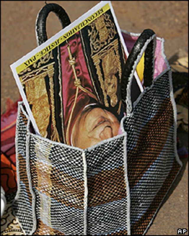 Imagen del Papa en bolsa