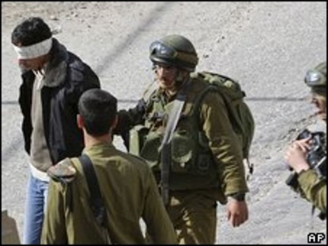 Detención de palestinos en Cisjordania (foto de archivo)