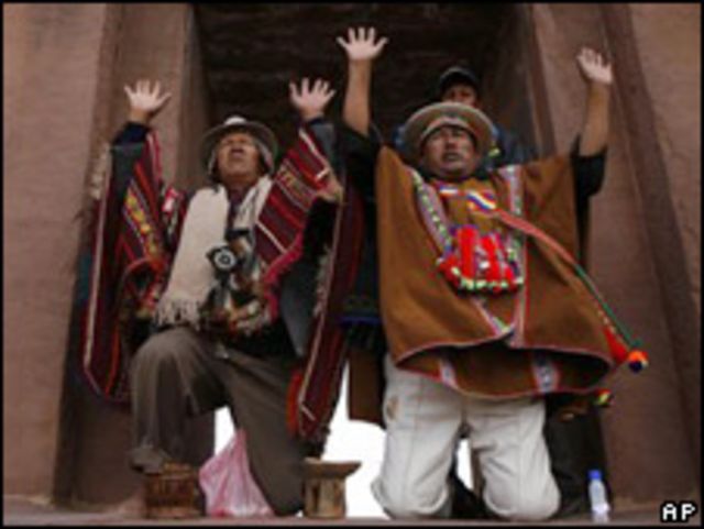 Cumbre indígena en Bolivia