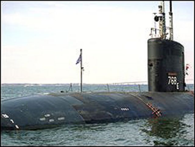 Submarino Hartford (Archivo: Armada de EE.UU.)