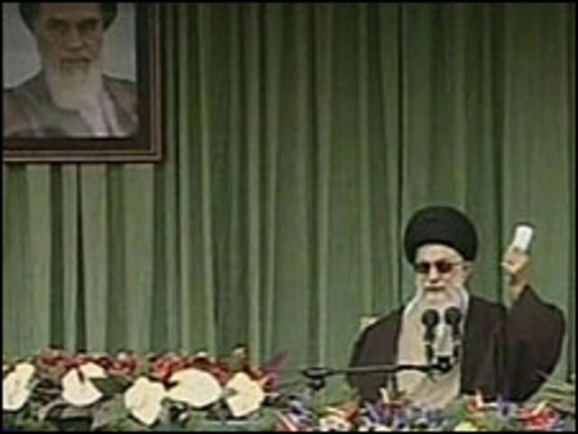 El Ayatolá Ali Khamenei, líder religioso supremo de Irán