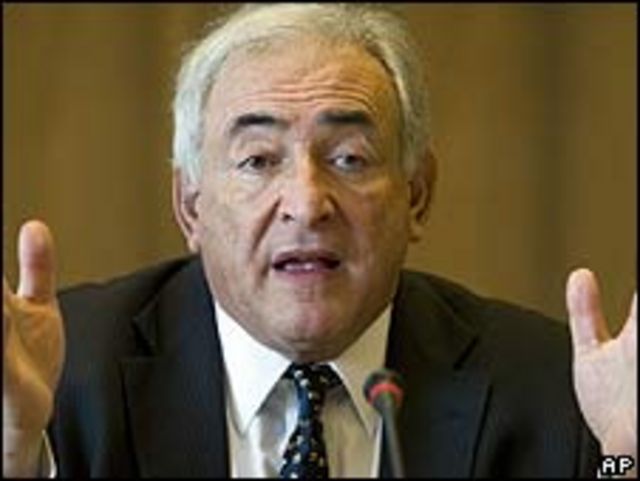 Dominique Strauss-Kahn, director gerente del FMI