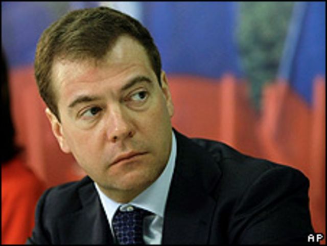 Dmitry Medvedev, presidente de Rusia