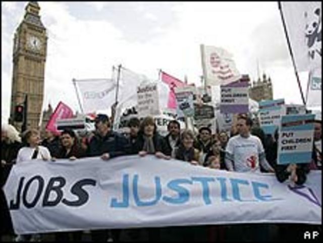 Manifestación en Londres