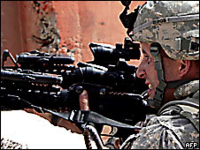 Soldado de EE.UU. en Irak